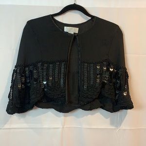 Badgley Mischka black sequin bowlero